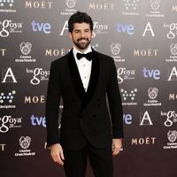 Miguel Ángel Muñoz en la alfombra roja de los Goya 2014