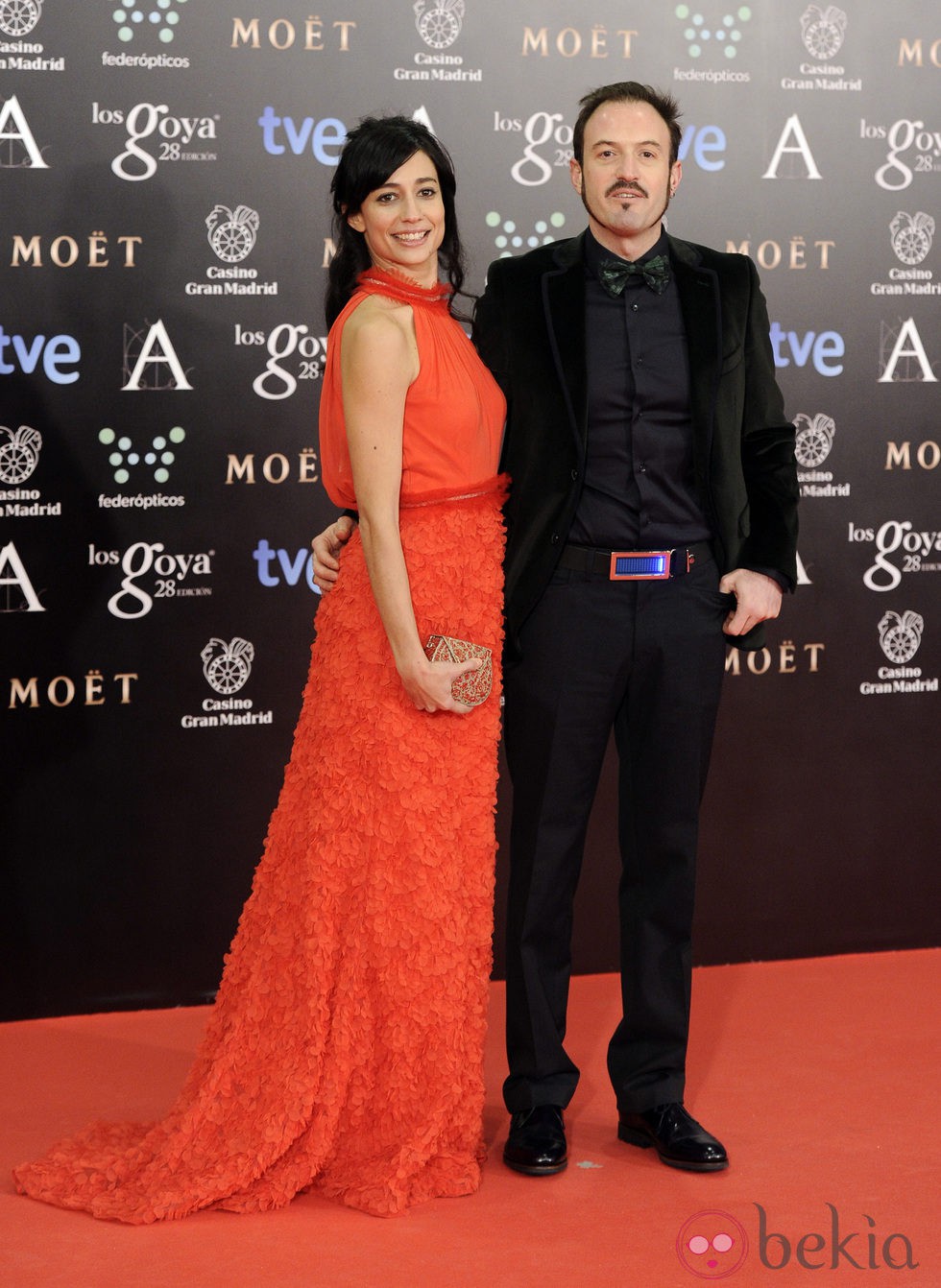 Álex O'Dogherty en la alfombra roja de los Goya 2014