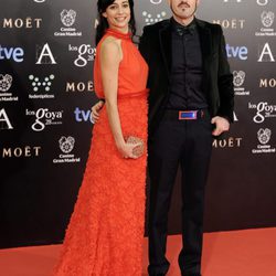 Álex O'Dogherty en la alfombra roja de los Goya 2014