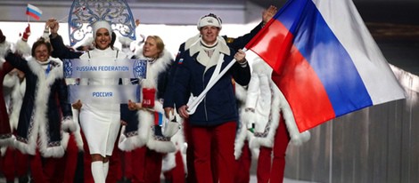 Irina Shayk encabeza la delegación de Rusia de Sochi 2014