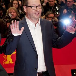 Lars von Trier en la premiere de Nymphomaniac en el Festival de Cine Internacional de Berlín 2014