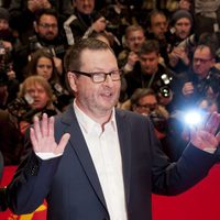 Lars von Trier en la premiere de Nymphomaniac en el Festival de Cine Internacional de Berlín 2014