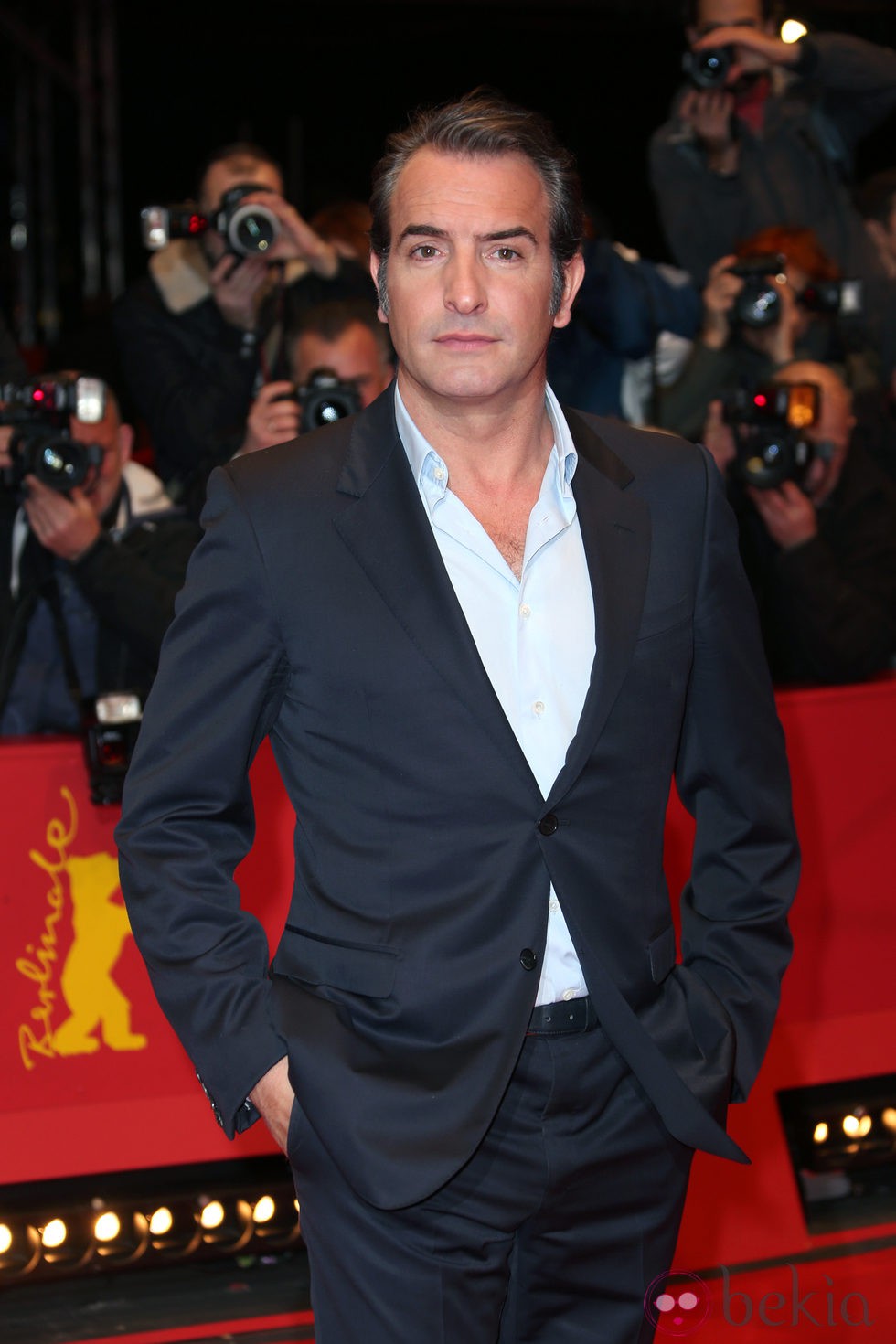 Jean Dujardin en la premiere de The Monuments Men en el Festival de Cine Internacional de Berlín 2014