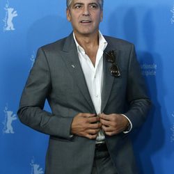 George Clooney en la premiere de The Monuments Men en el Festival de Cine Internacional de Berlín 2014