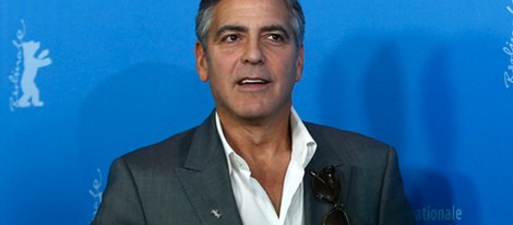 George Clooney en la premiere de The Monuments Men en el Festival de Cine Internacional de Berlín 2014