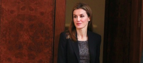 La Princesa Letizia cumple con su agenda en Zarzuela tras la declaración de la Infanta