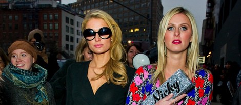 Paris y Nicky Hilton en la Semana de la Moda de Nueva York 2014