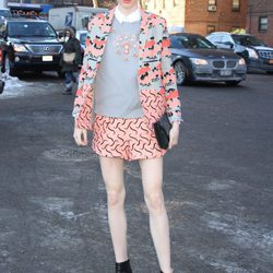 Coco Rocha en el desfile de Carolina Herrera de la Semana de la Moda de Nueva York 2014