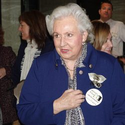 La Infanta Pilar en la inauguración del Rastrillo Nuevo Futuro de Sevilla 2014