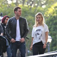 Michael Bublé y Luisana Lopilato en Disneyland