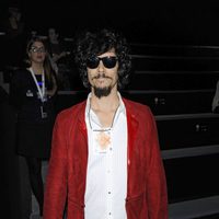 Oscar Jaenada en el desfile de Etxeberria en Madrid Fashion Week otoño/invierno 2014/2015