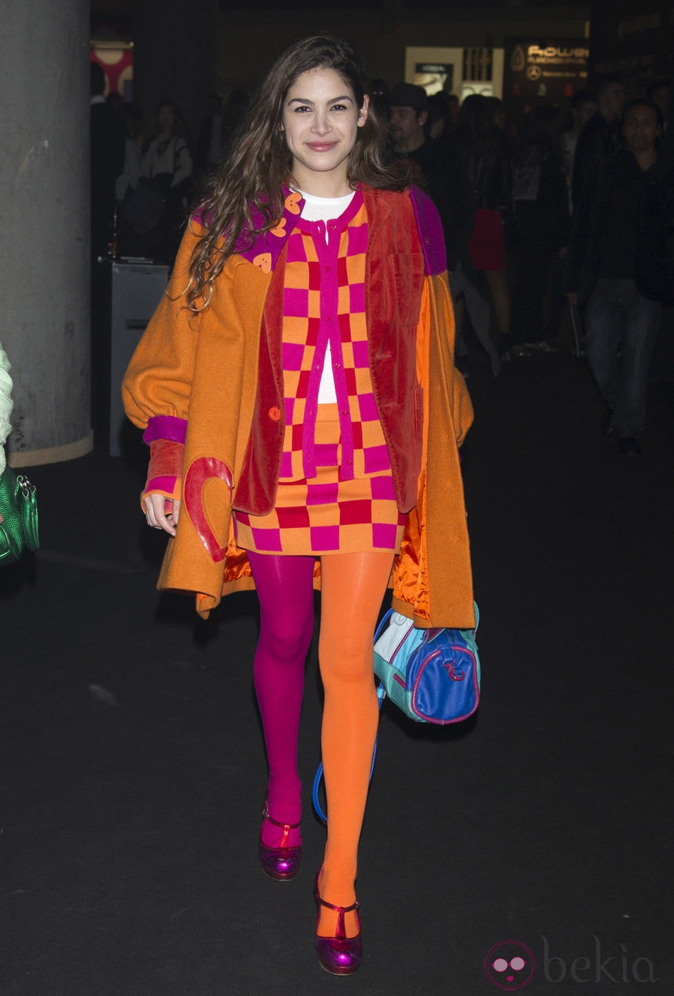 Cosima Ramirez en el desfile de Aristocrazy en Madrid Fashion Week otoño/invierno 2014/2015