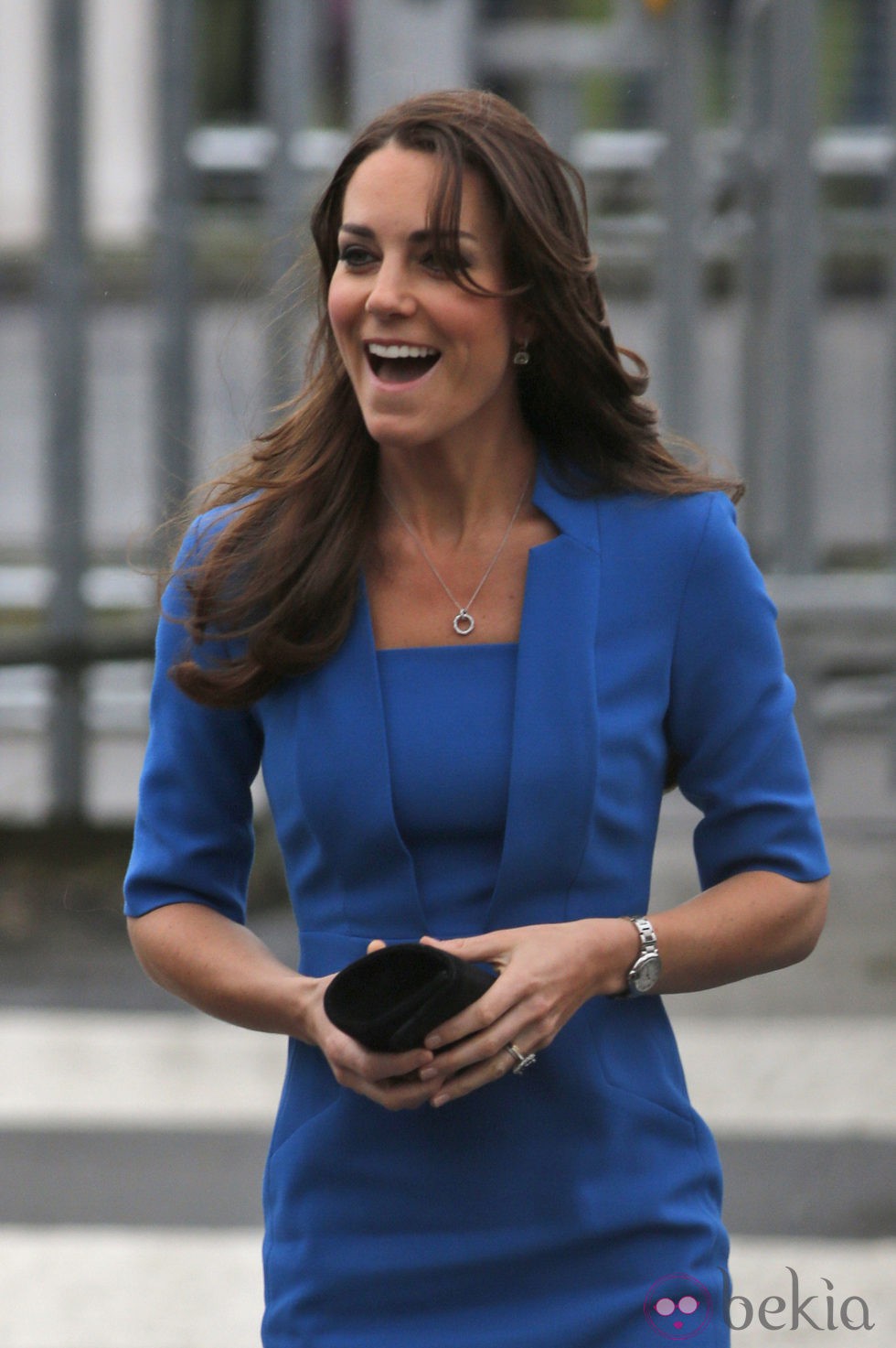 Kate Middleton a su llegada al Instituto Northolt para niños con discapacidades