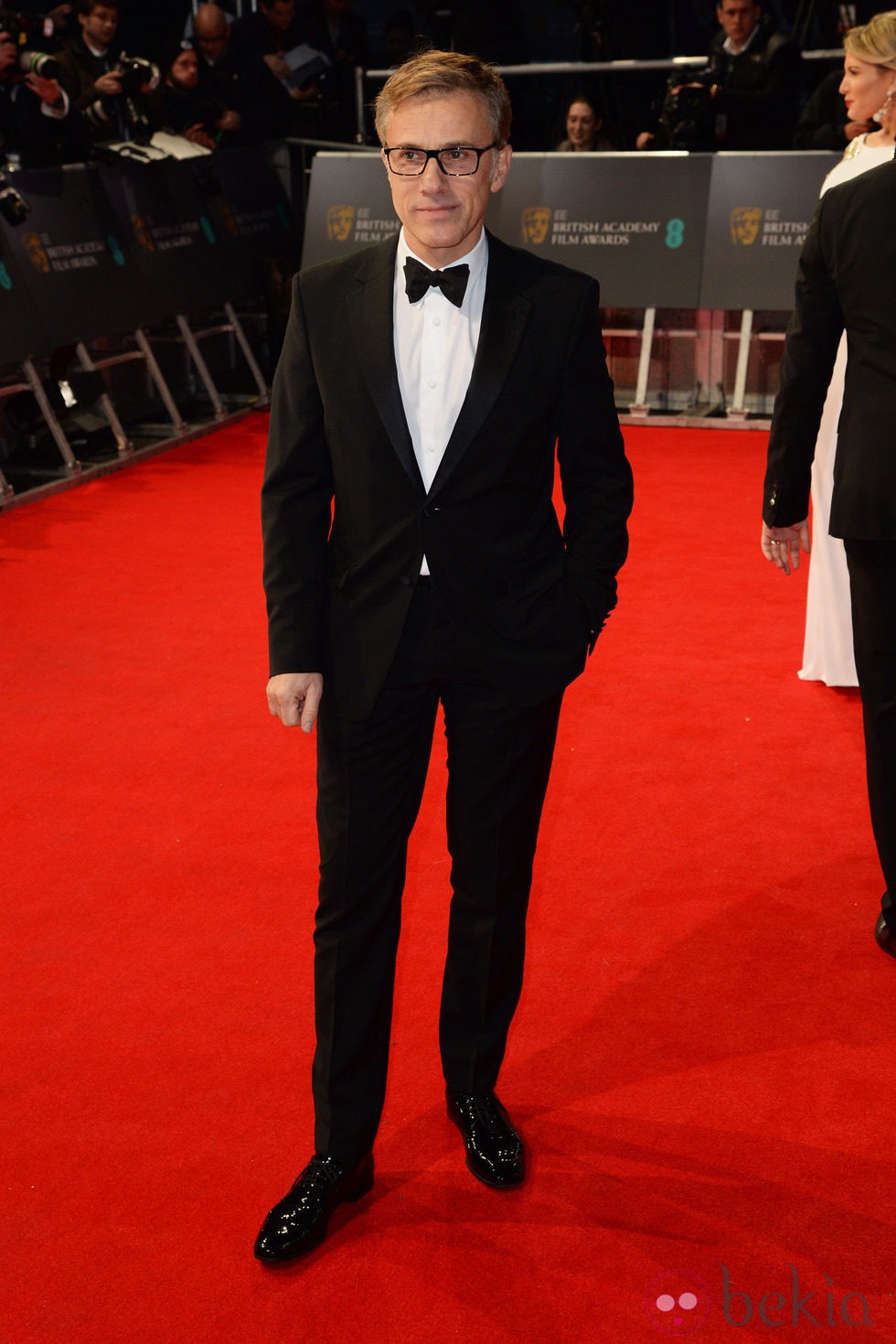 Christoph Waltz en la alfombra roja de los BAFTA 2014