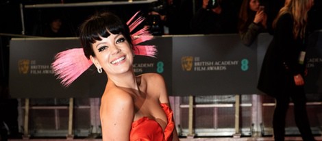 Lily Allen en los BAFTA 2014