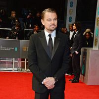 Leonardo DiCaprio en la alfombra roja de los BAFTA 2014