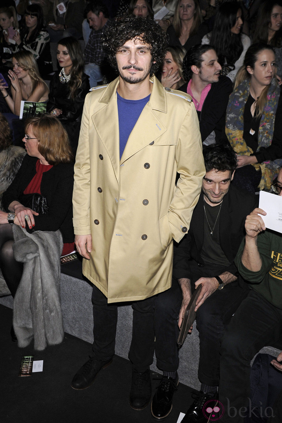 Antonio Pagudo en el desfile de Ion Fiz en Madrid Fashion Week otoño/invierno 2014/2015