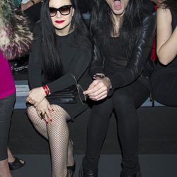 Mario Vaquerizo y Alaska en el front row de Davidelfin en Madrid Fashion Week 2014