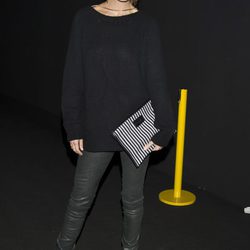 Mar Flores en el front row de Davidelfín en Madrid Fashion Week 2014