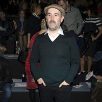 Javier Cámara en el front row de Davidelfín en Madrid Fashion Week 2014