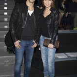 Marc Clotet y Natalia Sánchez en el front row de Davidelfín en Madrid Fashion Week 2014