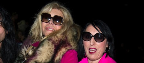 Rossy de Palma y Bibiana Fernández en el front row de Davidelfín en Madrid Fashion Week 2014