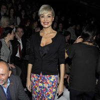 Juncal Rivero en el desfile de Hannibal Laguna en Madrid Fashion Week 2014