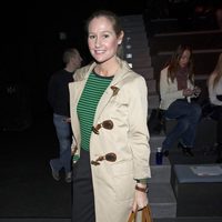 Fiona Ferrer en el front row de Juanjo Oliva en Madrid Fashion Week 2014