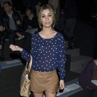 Natalia en el front row de Juanjo Oliva en Madrid Fashion Week 2014