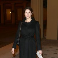 Gemma Arterton en una recepción en Buckingham Palace