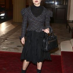 Helena Bonham Carter en una recepción en Buckingham Palace