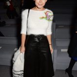 Miroslava Duma en el front row de Tom Ford en la Londres Fashion Week 2014