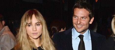 Bradley Cooper y Suki Waterhouse en el front row de Tom Ford en la Londres Fashion Week 2014