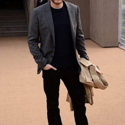 Daniel Brühl en el desfile de Burberry en la Londres Fashion Week 2014