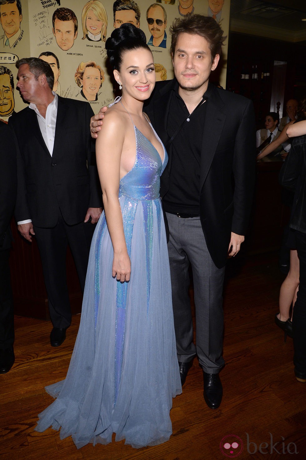 Katy Perry y John Mayer en una fiesta posterior a los Premios Grammy 2014