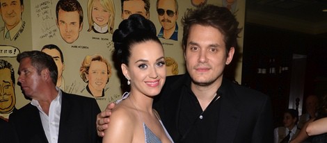 Katy Perry y John Mayer en una fiesta posterior a los Premios Grammy 2014