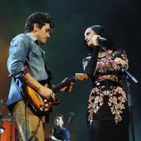 Katy Perry y John Mayer, juntos en concierto