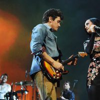 Katy Perry y John Mayer, juntos en concierto