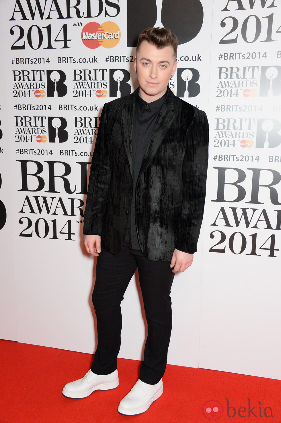 Sam Smith en los Brit Awards 2014