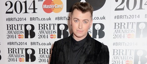 Sam Smith en los Brit Awards 2014