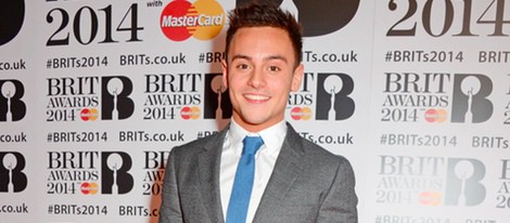 Tom Daley en los Brit Awards 2014