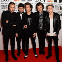 One Direction en los Brit Awards 2014