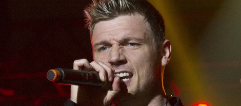 Nick Carter durante el concierto de los Backstreet Boys en el Palacio Vistalegre de Madrid