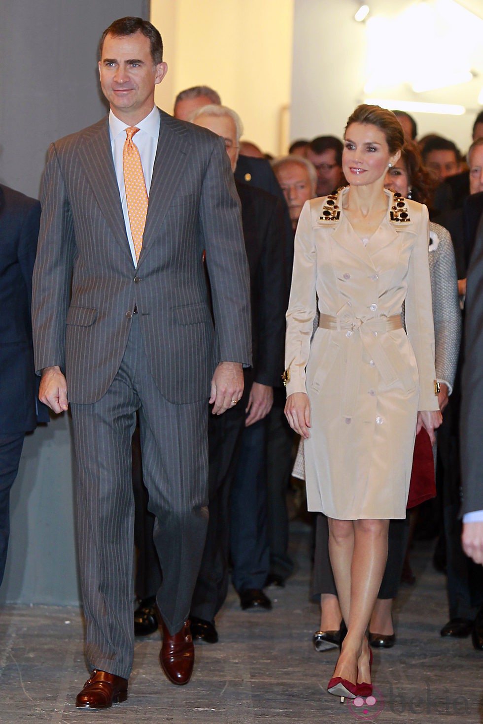 Los Príncipes Felipe y Letizia en la inauguración de ARCO 2014