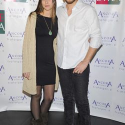 Alberto Ammann y Clara Méndez-Leite en la fiesta de aniversario de un gimnasio