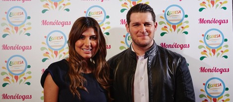 Manu Tenorio y Silvia Casas en el estreno de la obra 'Monólogas' en Madrid