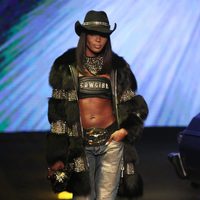 Naomi Campbell en el desfile de Philipp Plein en la Milán Fashion Week 2014