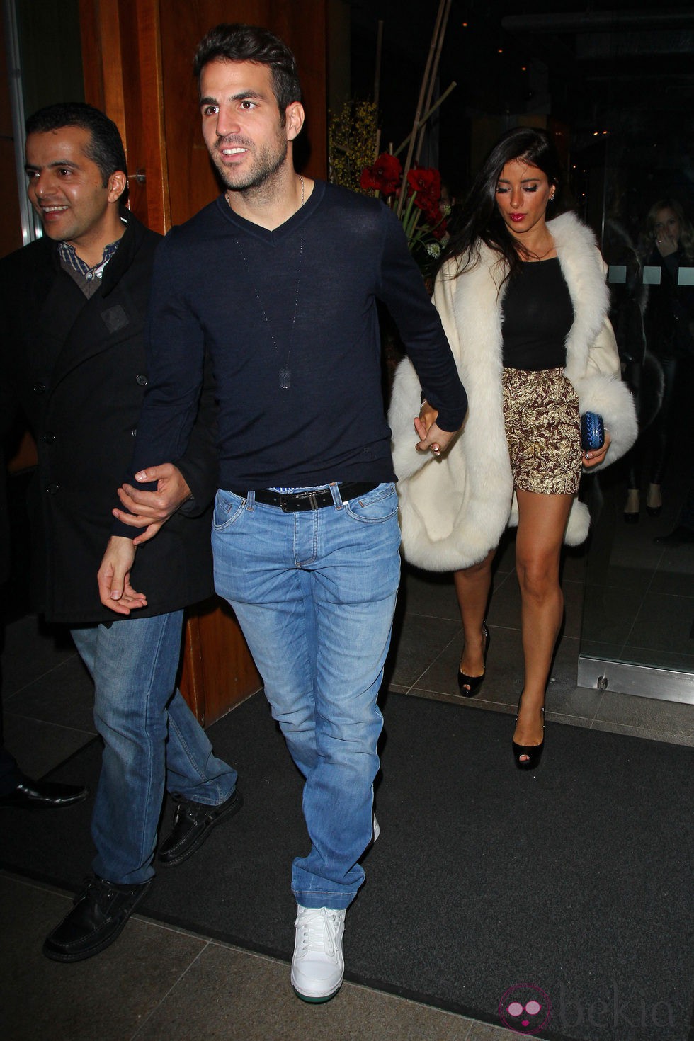 Cesc Fàbregas y Daniella Semaan de cena en Londres