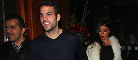 Cesc Fàbregas y Daniella Semaan de cena en Londres