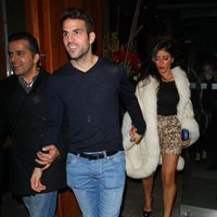 Cesc Fàbregas y Daniella Semaan de cena en Londres